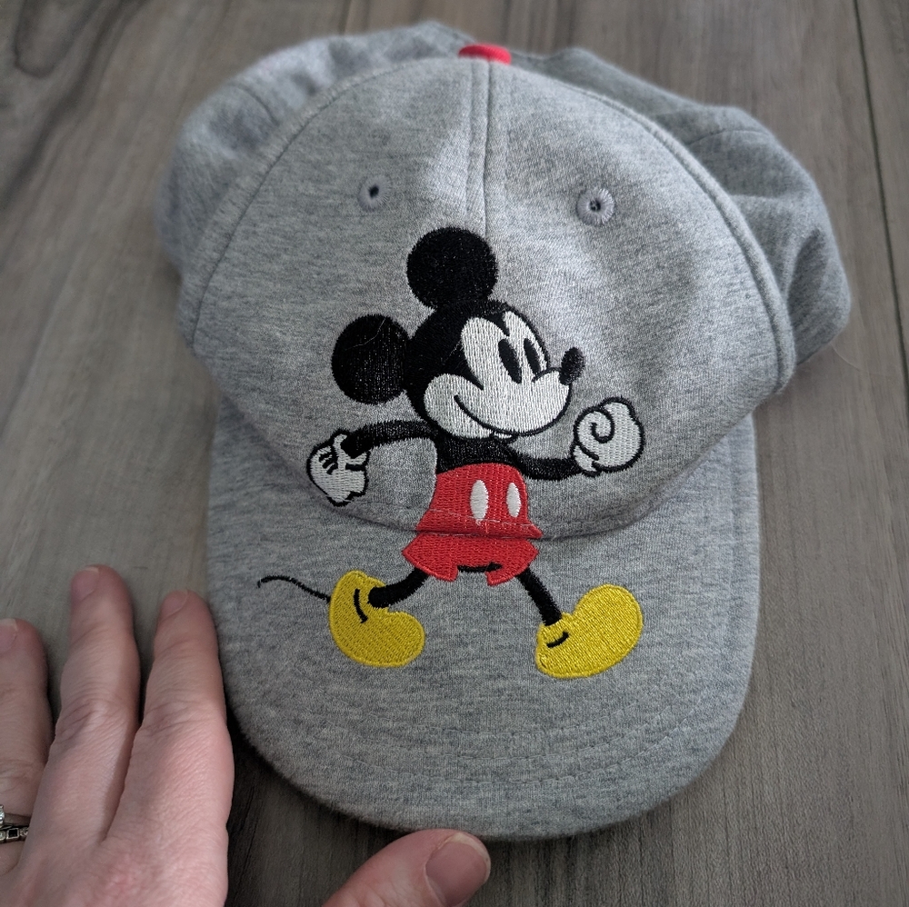 Gray Mickey Mouse Cap